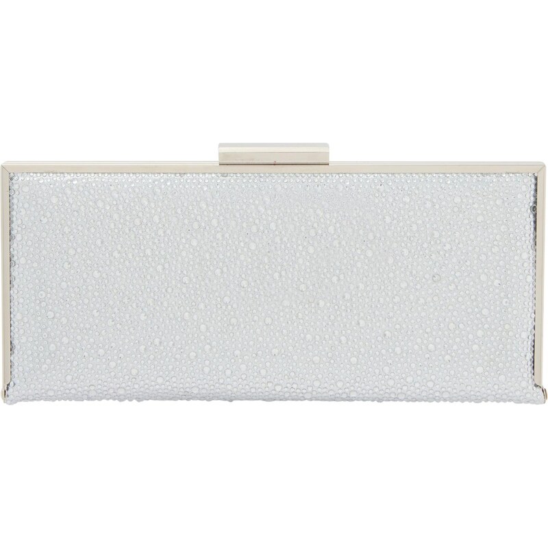 faina Listová kabelka strieborná 66140123