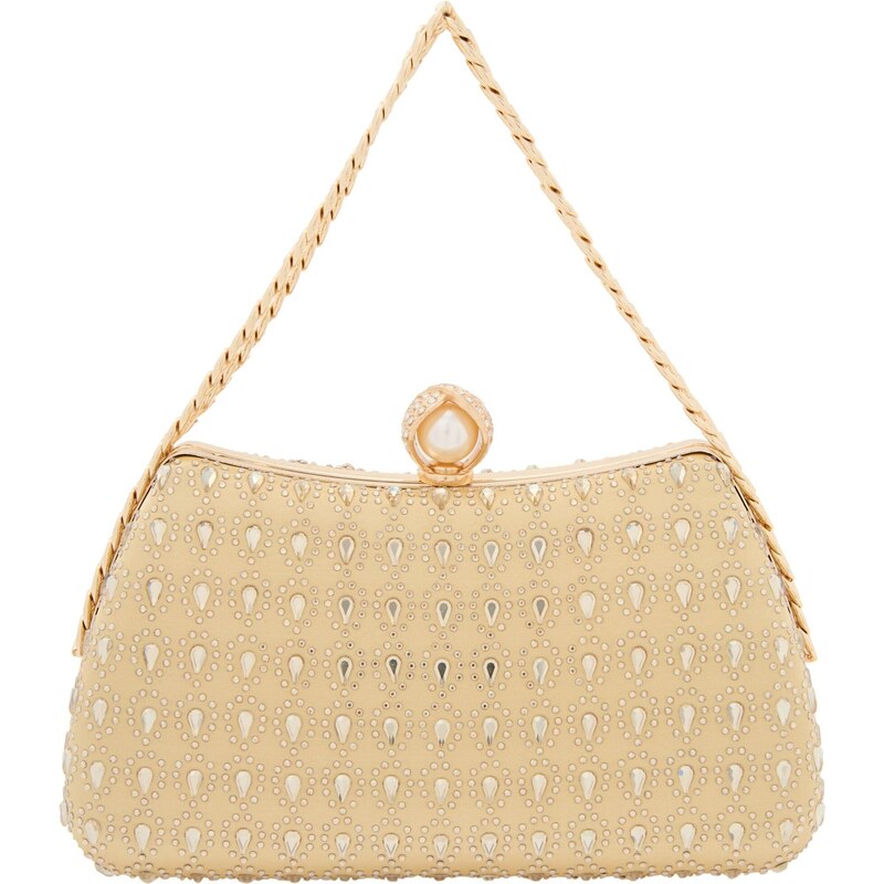 NAEMI Listová kabelka zlatá 65794036