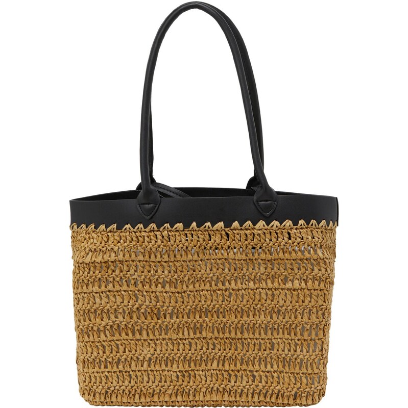 usha FESTIVAL Plážová taška hnedá / čierna 66141359