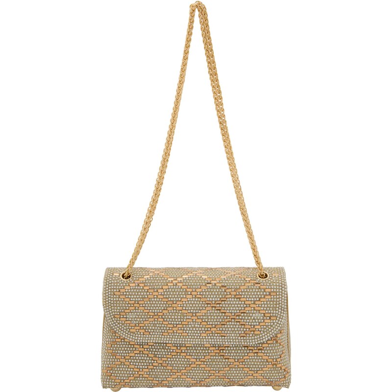 NAEMI Kabelka na rameno zlatá / strieborná 65794069