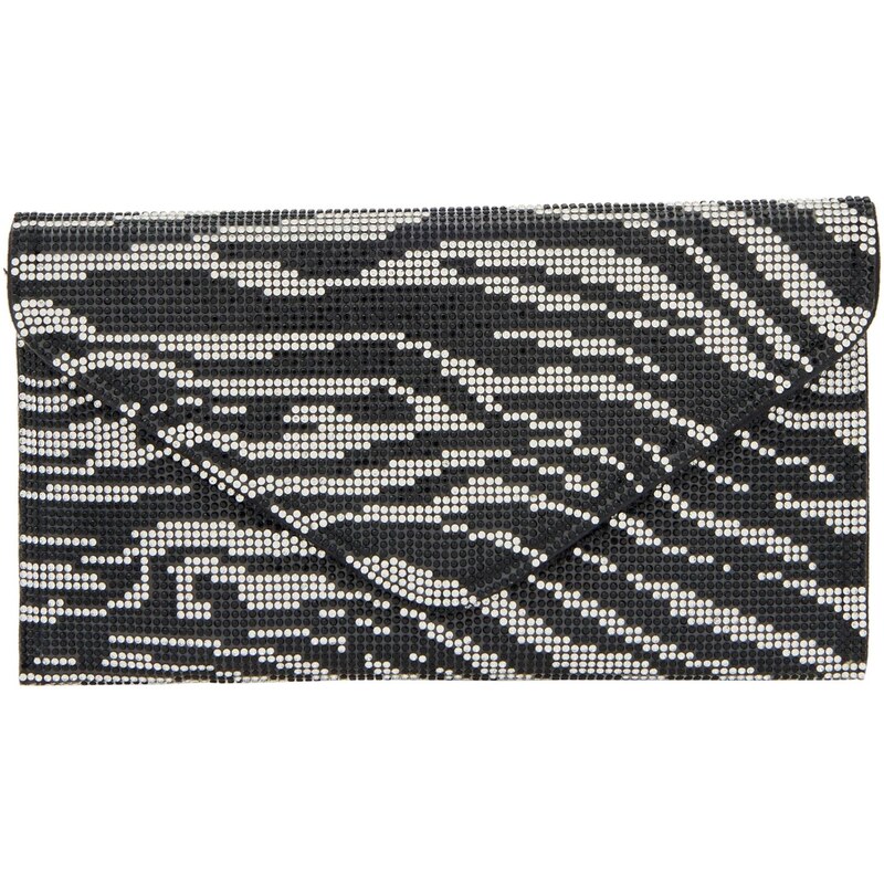 faina Listová kabelka svetlosivá / čierna 66141358