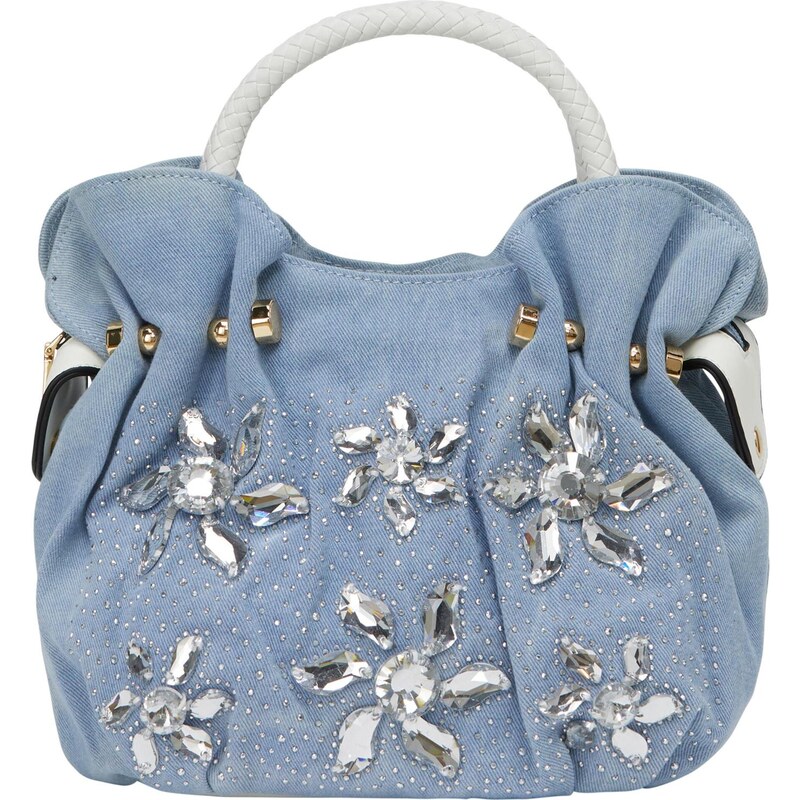 faina Kabelka modrá denim / strieborná 66141333
