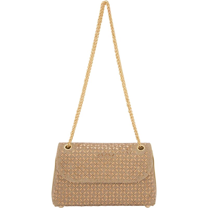 faina Listová kabelka zlatá 66141302