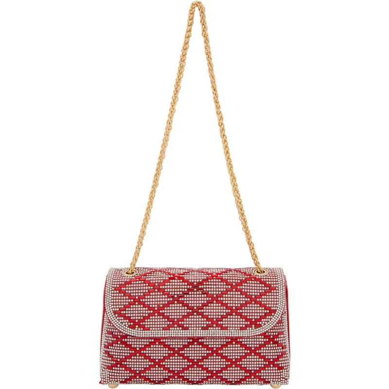 faina Listová kabelka červená 66141416