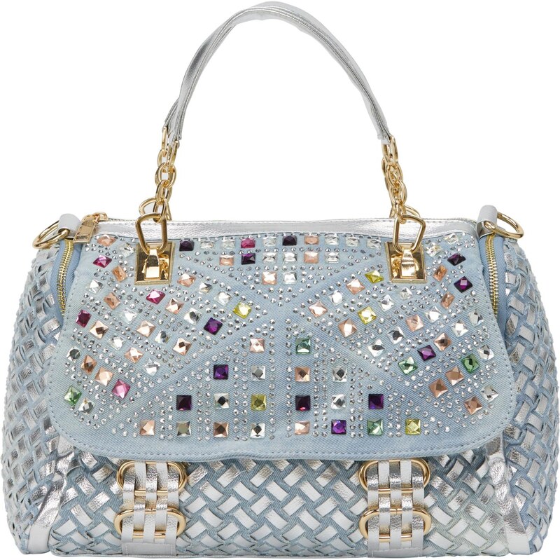 NAEMI Kabelka svetlomodrá / zlatá / broskyňová / strieborná 65794210