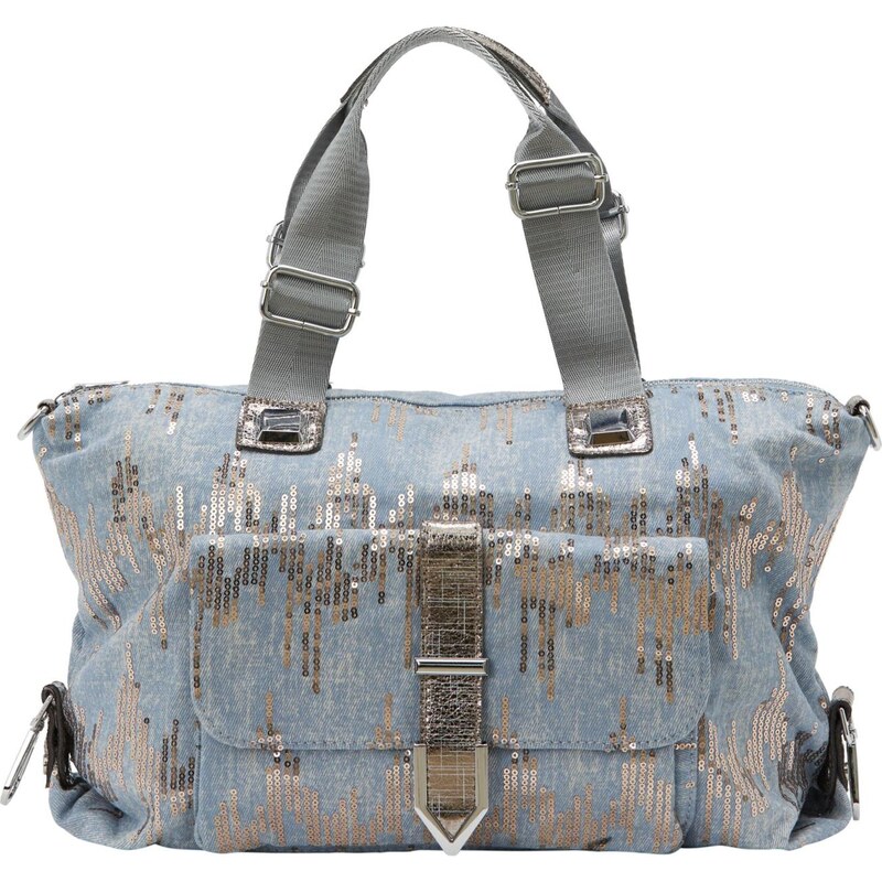 faina Kabelka modrá denim / zlatá 66141371