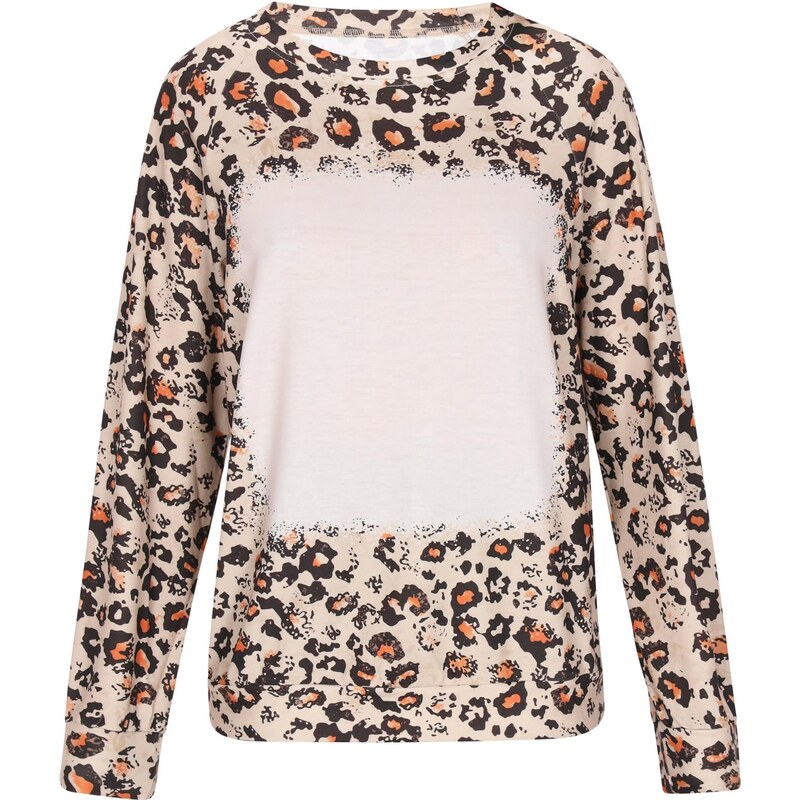 NAEMI Mikina béžová / svetlohnedá / tmavohnedá / oranžová 65794227