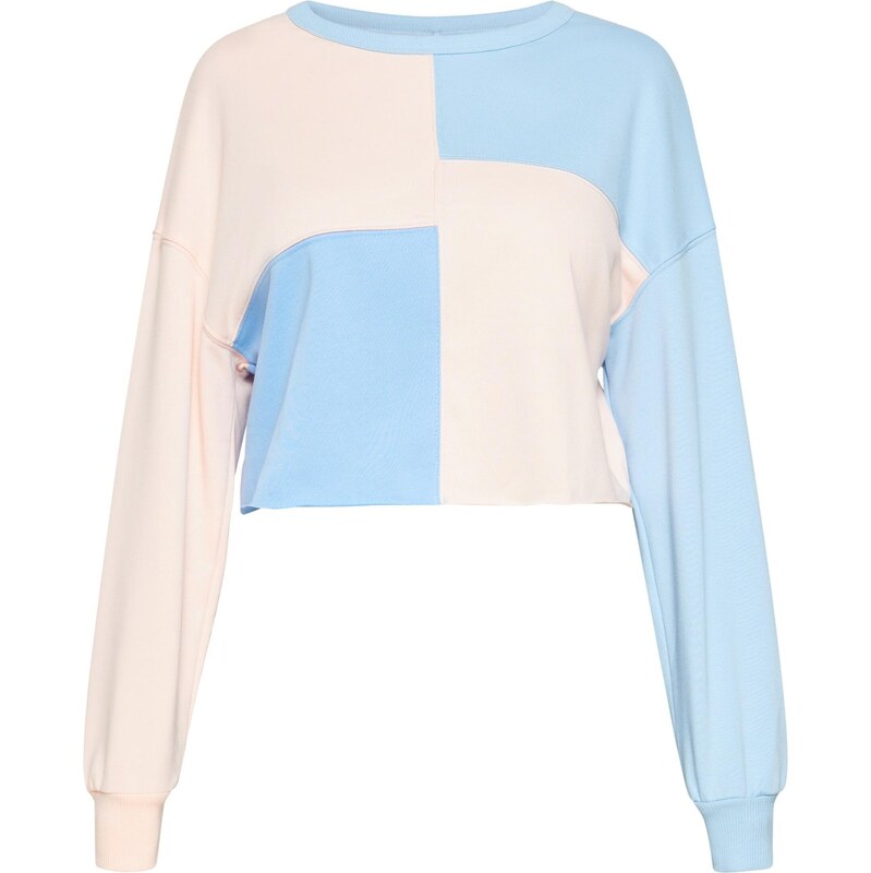 SANIKA Mikina Young Fashion svetlomodrá / ružová 65794241