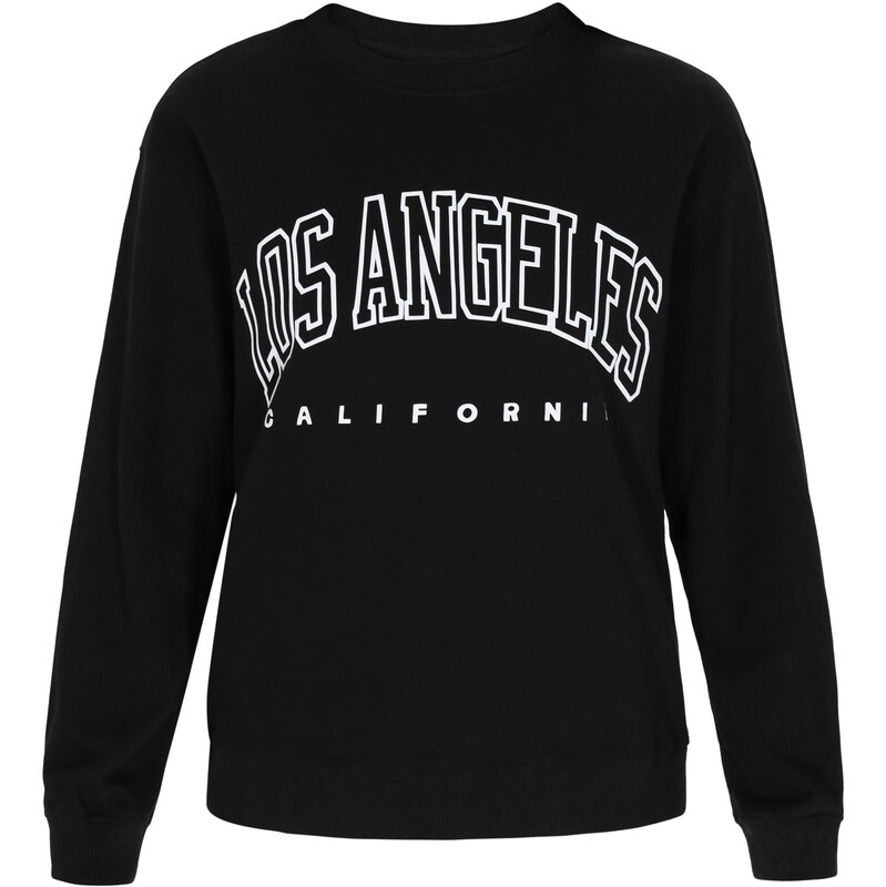 usha BLUE LABEL Mikina čierna / biela 66142116