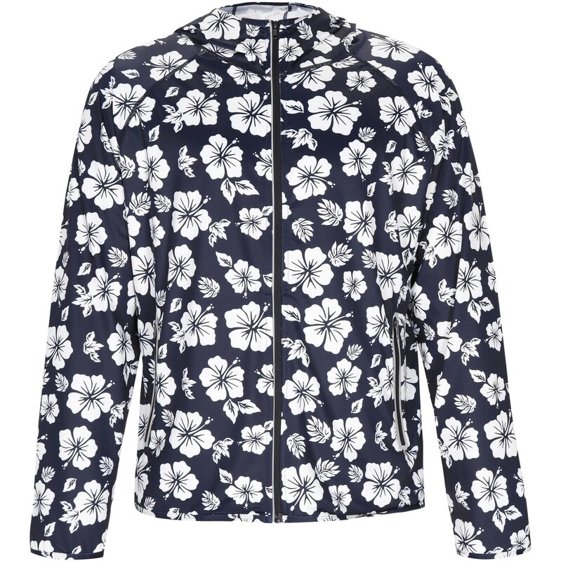 Reiswood Prechodná bunda Outwear námornícka modrá / biela 65794528