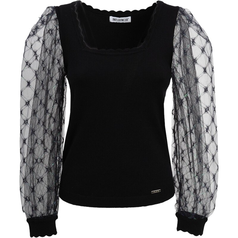 Influencer Sveter čierna 65883786