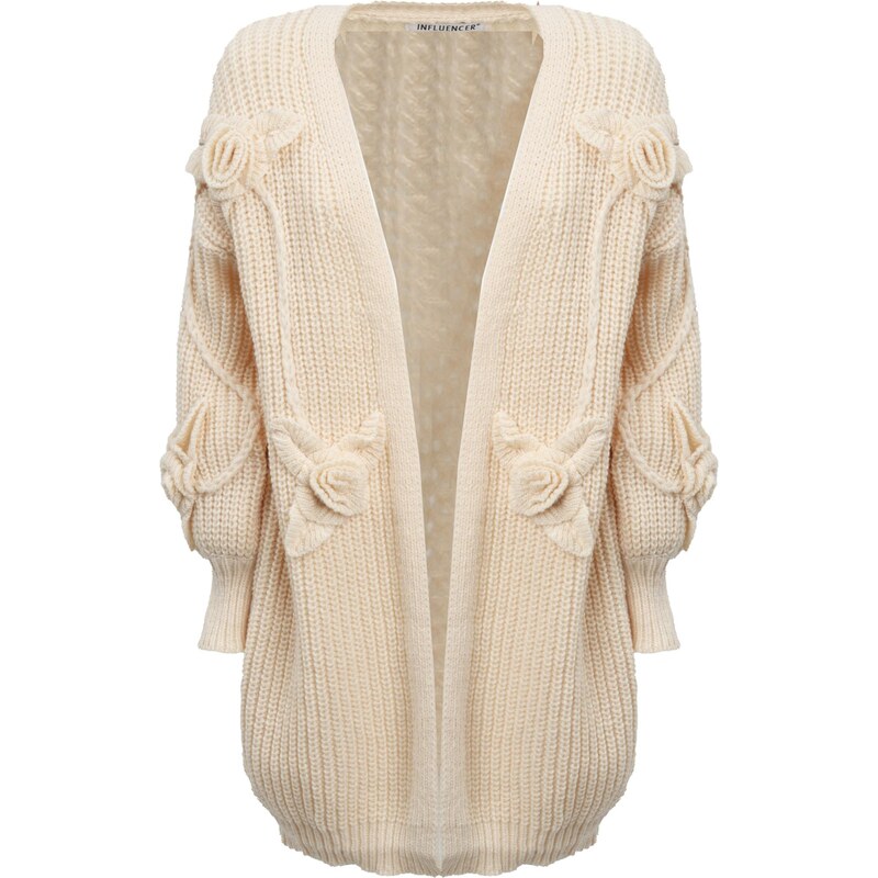 Influencer Kardigán krémová 65883717