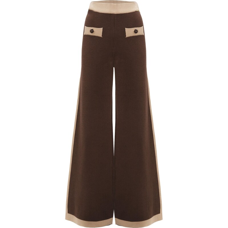 Influencer Nohavice béžová / hnedá 65883861