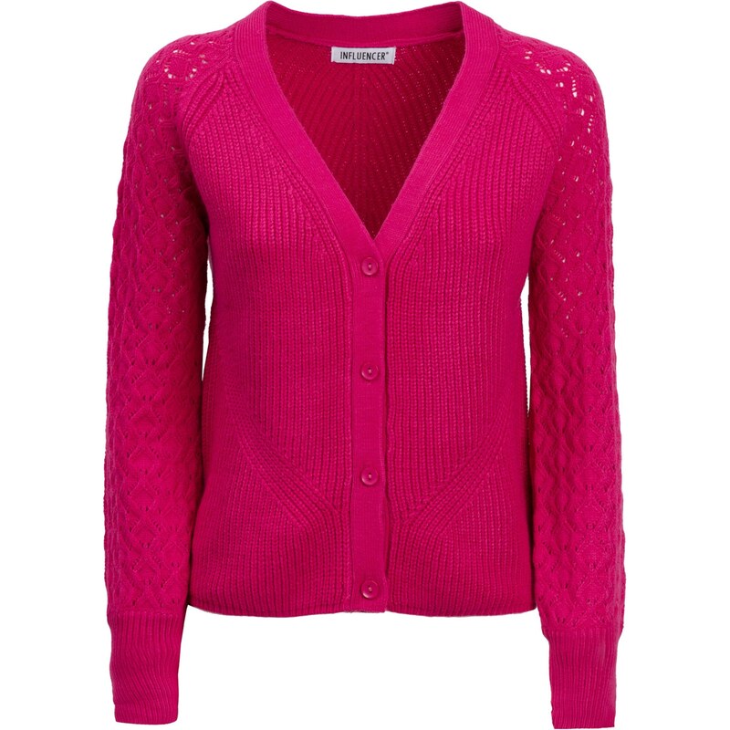 Influencer Kardigán ružová 65884362