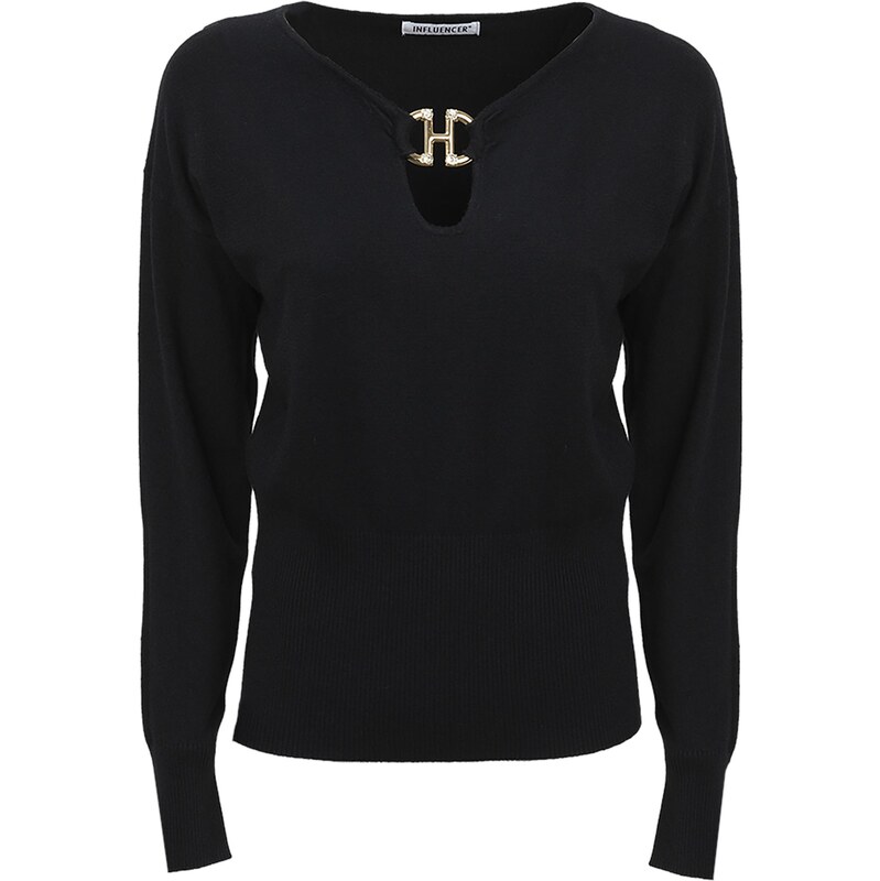 Influencer Sveter čierna 65884342
