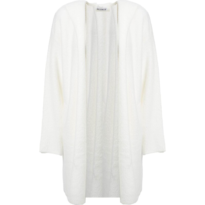 Influencer Pletený kabát biela 65886285