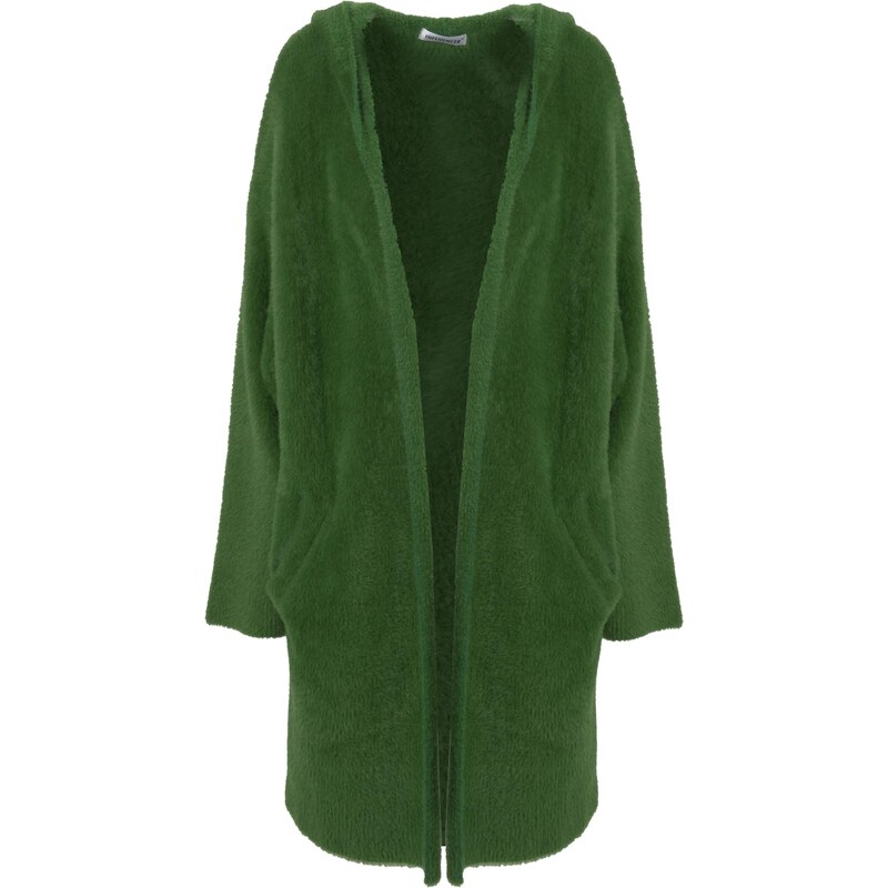 Influencer Pletený kabát zelená 65886287