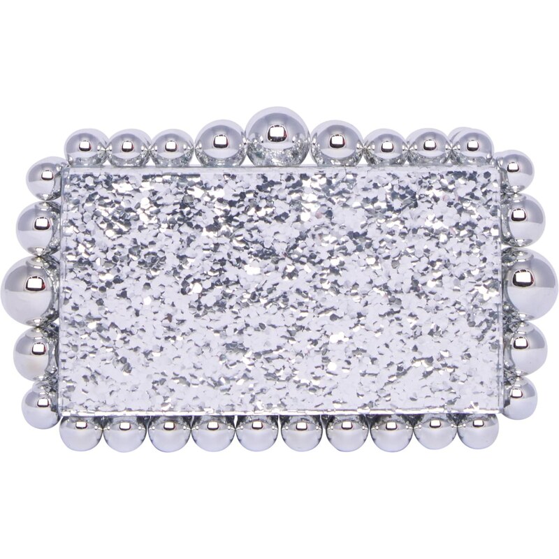 KRZY Listová kabelka strieborná 65794891