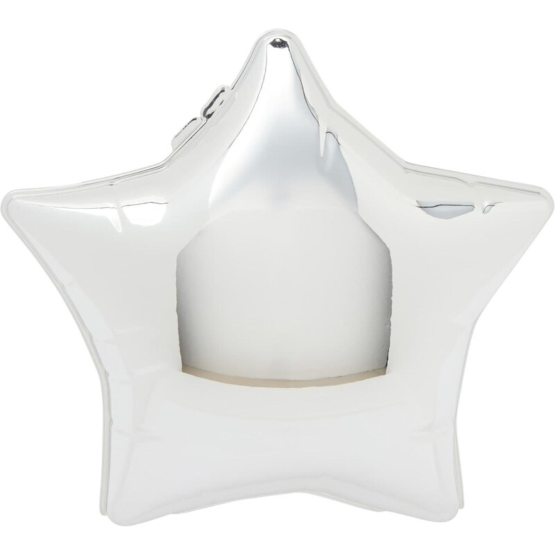 KRZY Listová kabelka strieborná 65794865