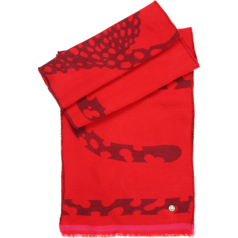 CODELLO Šál červená / čierna 66008823