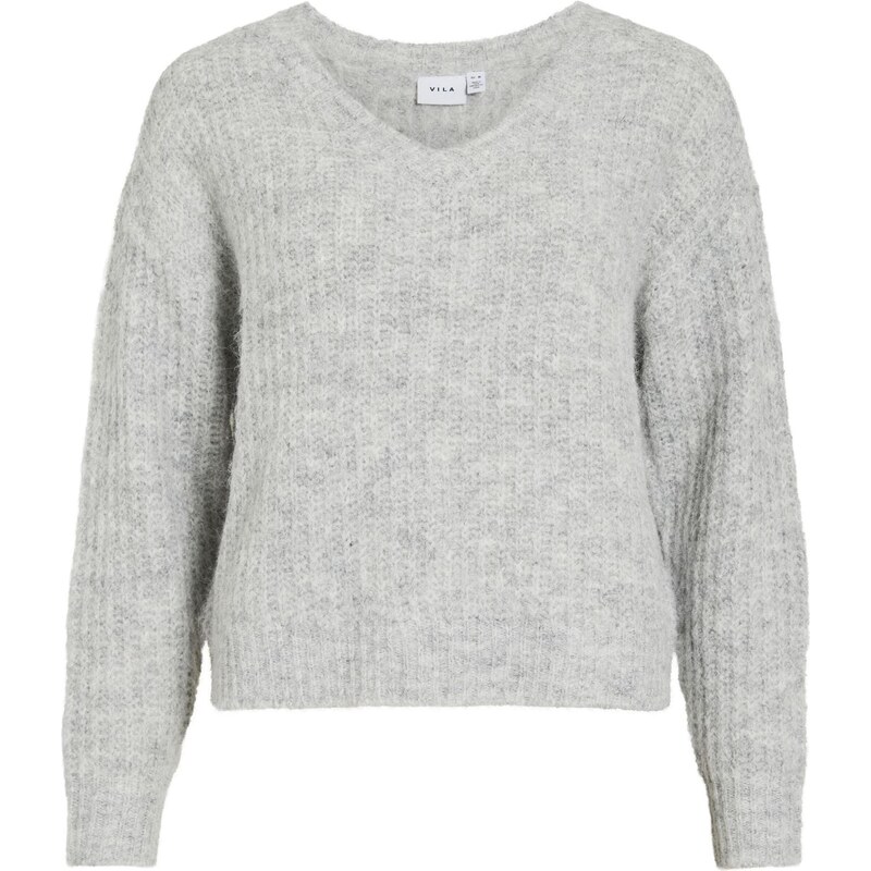 VILA Sveter VILampe svetlosivá 65893905