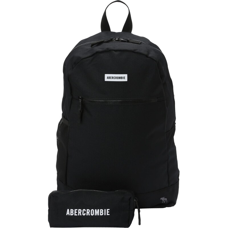 Abercrombie & Fitch Batoh čierna / biela 65896281