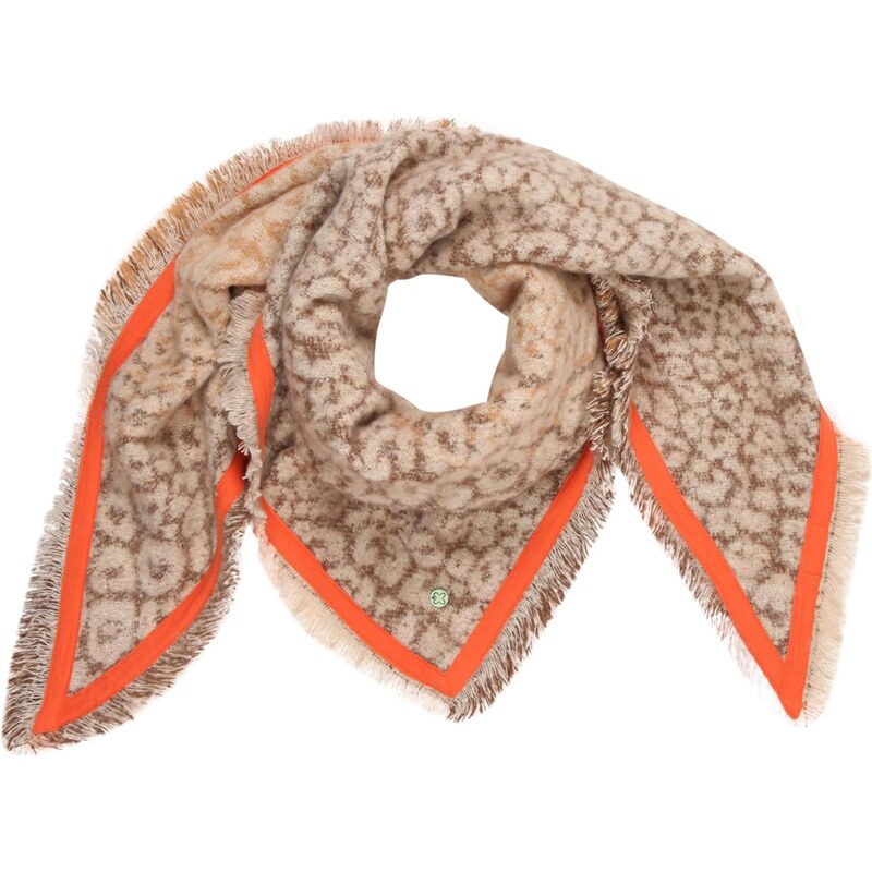 CODELLO Šál tmelová / hnedá / oranžová 66009916