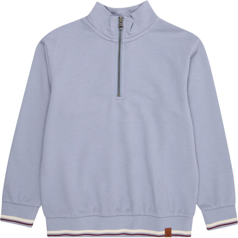 UNITED COLORS OF BENETTON Mikina opálová / burgundská / biela 65896455