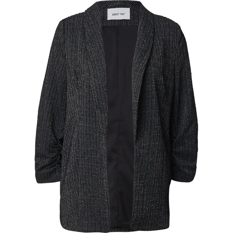 ABOUT YOU Blejzer Christin čierna / strieborná 65896529