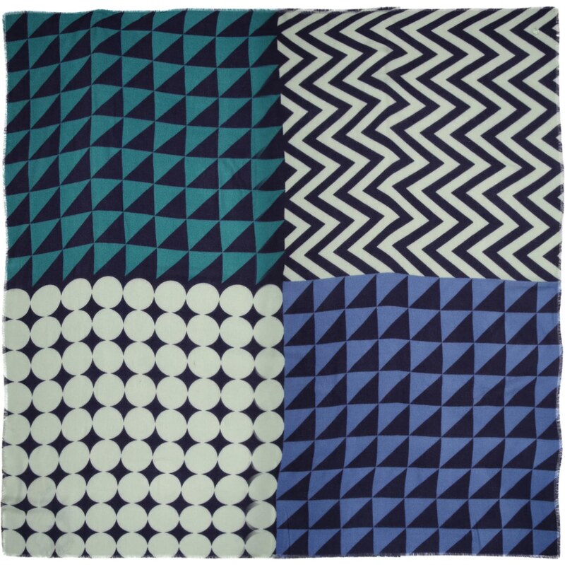 CODELLO Šatka modrá / mätová / fialová 65894671