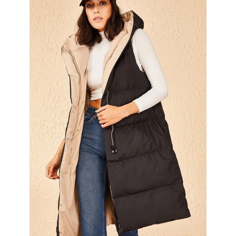 Bianco Lucci Vesta farba ťavej srsti / čierna 65895924