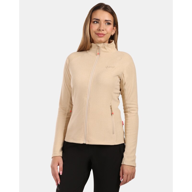 Dámska fleecová mikina Kilpi GLAMER-W béžová 65801394