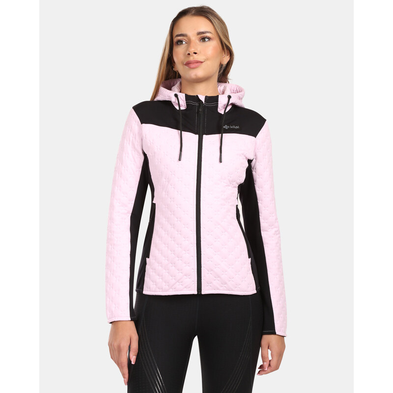 Dámska zateplená fleecová mikina s kapucňou Kilpi NEVIA-W svetlo 65801399