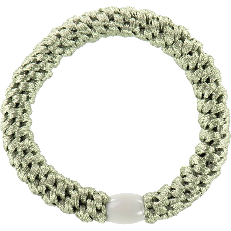 Gumička do vlasov Kknekki Dusty Lind Green 65799968
