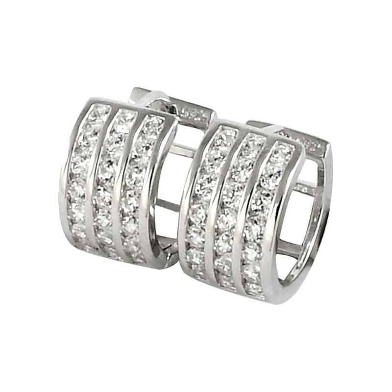 Strieborné náušnice Glare 928 65800049