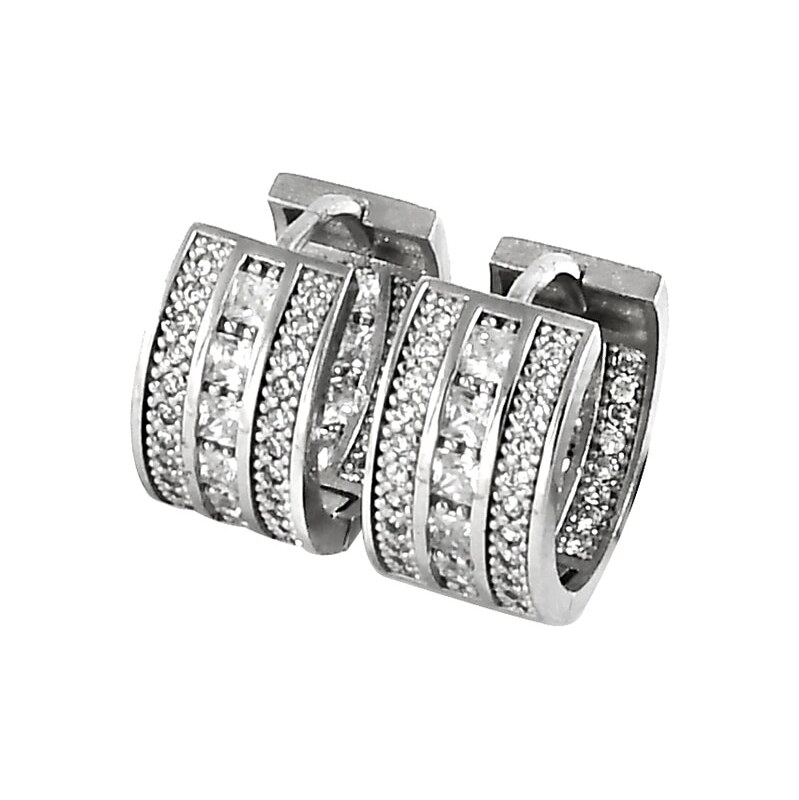 Strieborné náušnice Glare 929 65800050