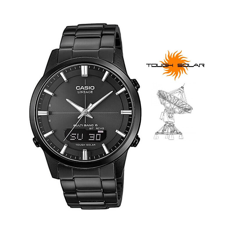 Casio Wave Ceptor Radio controlled Solar LCW M170DB-1A 66588272