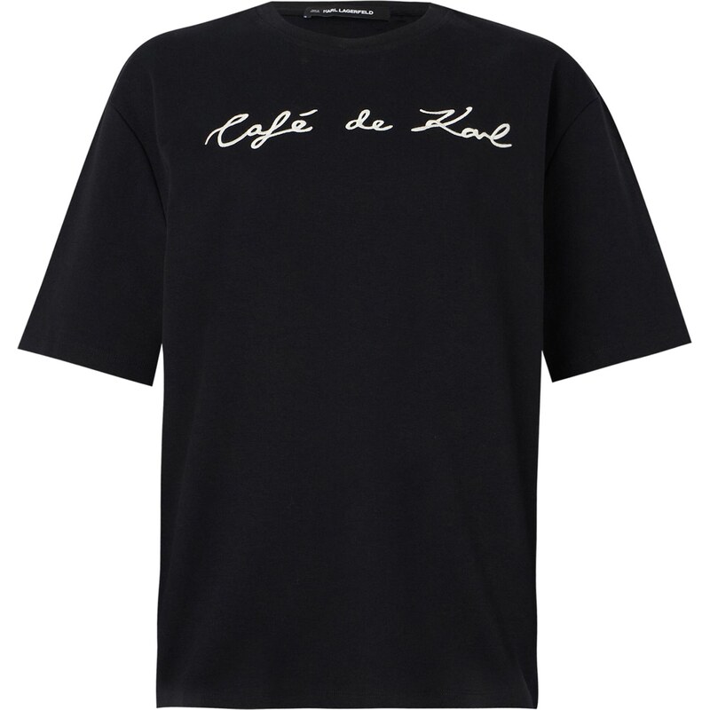 Karl Lagerfeld Tričko Karl Lagerfeld x Jorge Parra čierna / biela 62073884