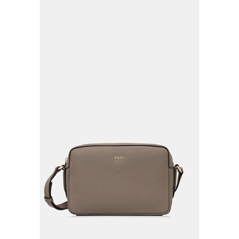 Kožená kabelka BOSS Lenah Crossbody 65801811