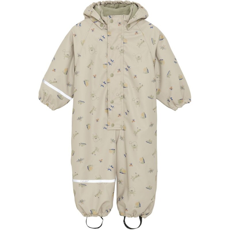 CeLaVi nepremokavá kombinéza s fleecovou podšívkou / White Pepper 65802134