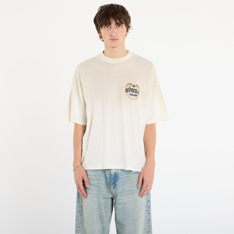 Tričko REPRESENT Angel Border T-Shirt Washed Ecru M 65802449