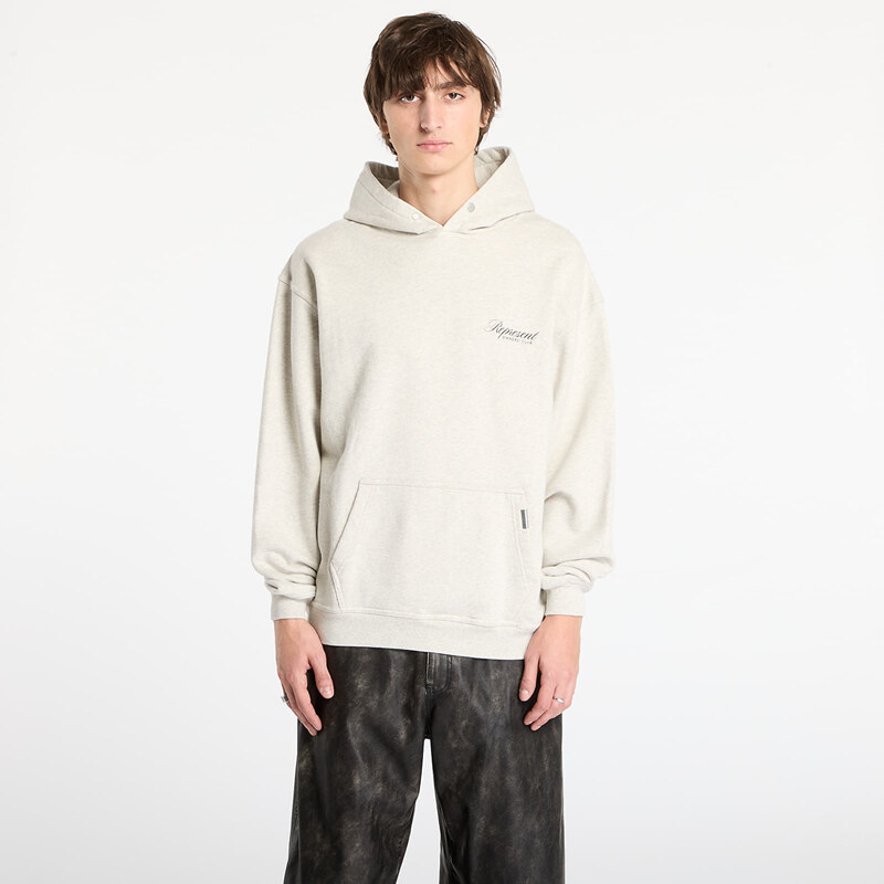 Mikina REPRESENT Represent Owners Club Script Hoodie Cream Marl M 65802488