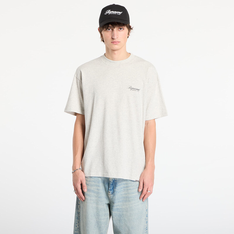 Tričko REPRESENT Represent Owners Club Script T-Shirt Cream Marl L 65802475