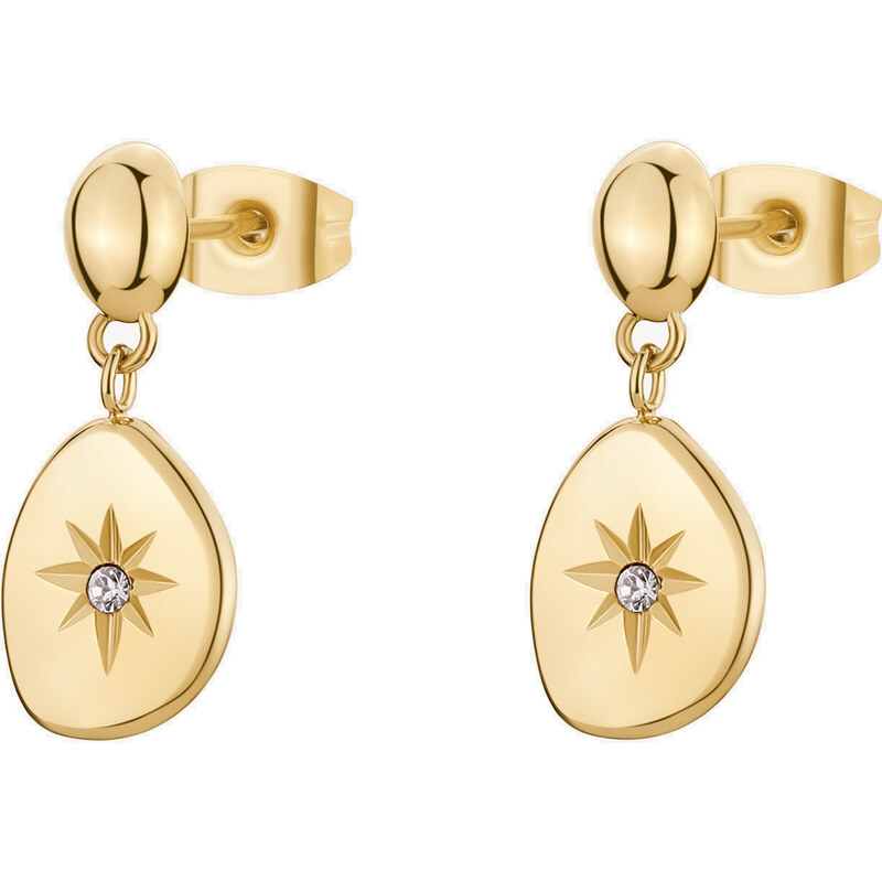 Brosway Pozlátené visiace náušnice Essential BNL110 66583999