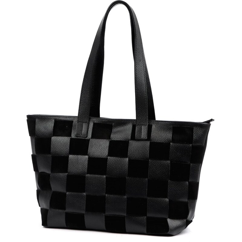 Luka Dámska kožená kabelka FIONA čierna 65802802