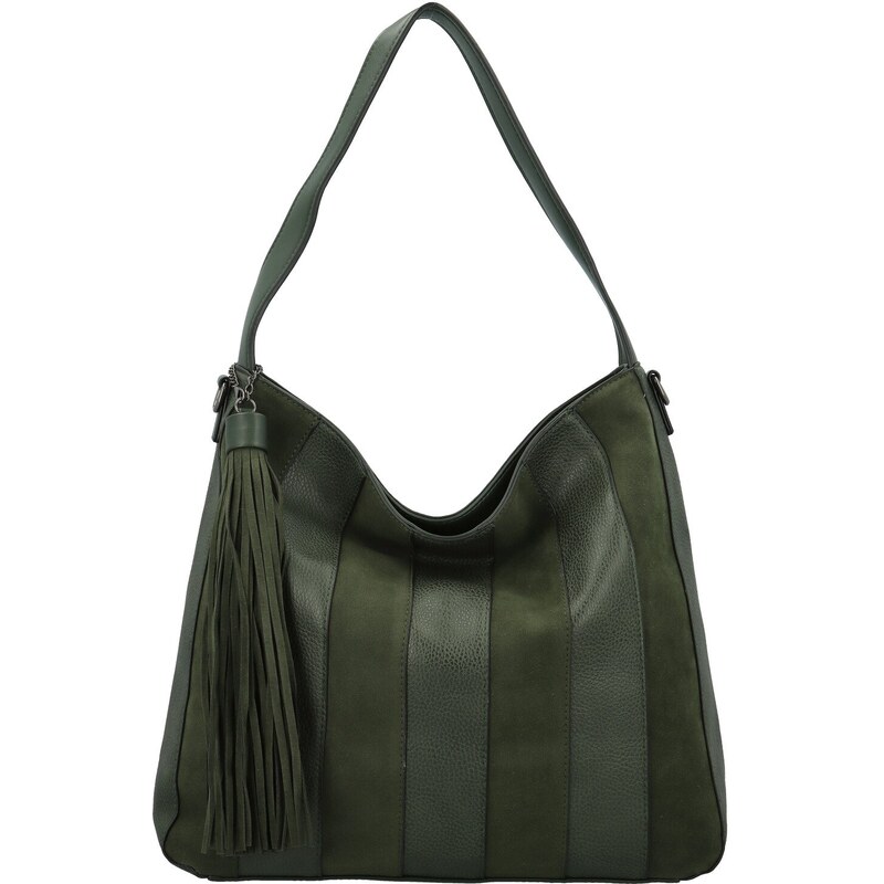 Dámska kabelka na rameno tmavo zelená - Maria C Raya zelená 65846000