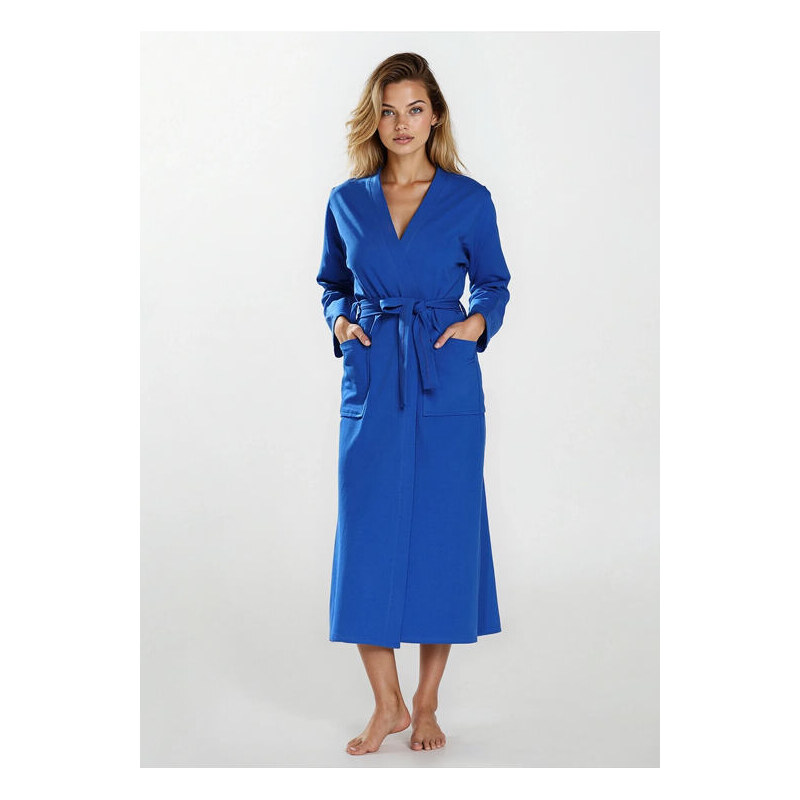 DKaren Bavlnený župan Melissa tmavo modrý 33540515