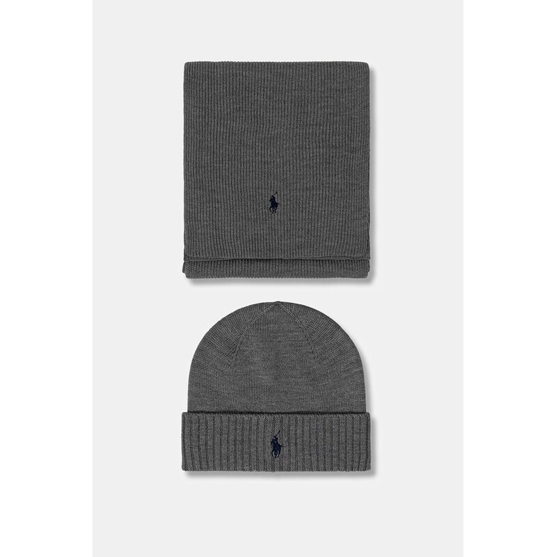 Vlnená čiapka a šál Polo Ralph Lauren 65802771
