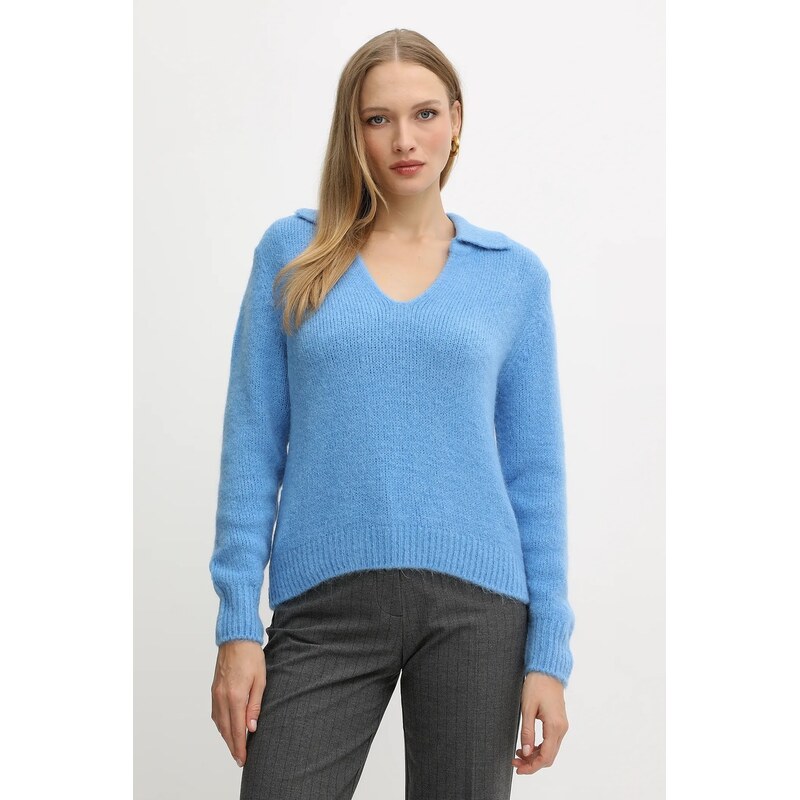 Sveter s prídavkom alpaky Morgan 65803550