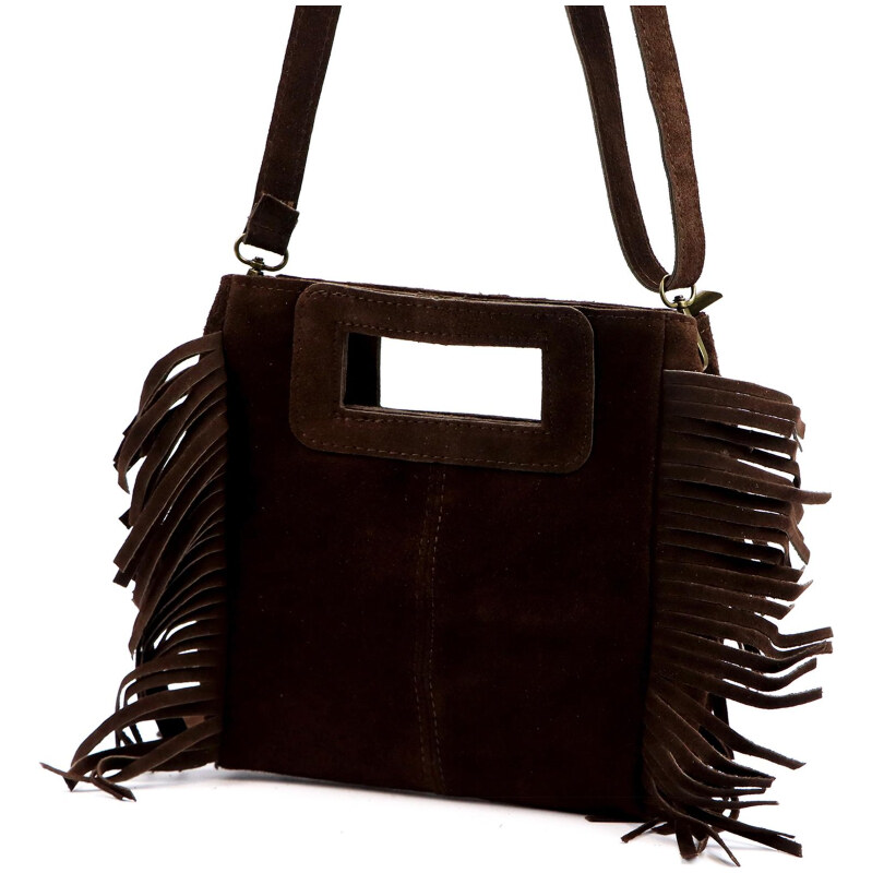 Kožená kabelka Luka hnedá KZ2259110 65803723